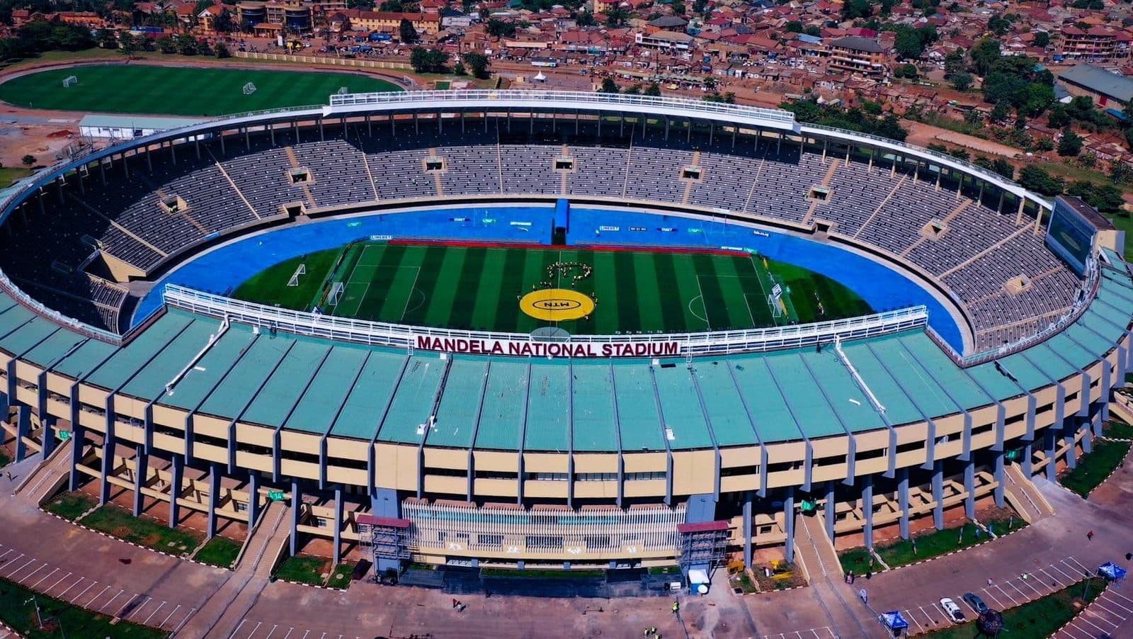 Mandela National Stadium, Kampala, from the air